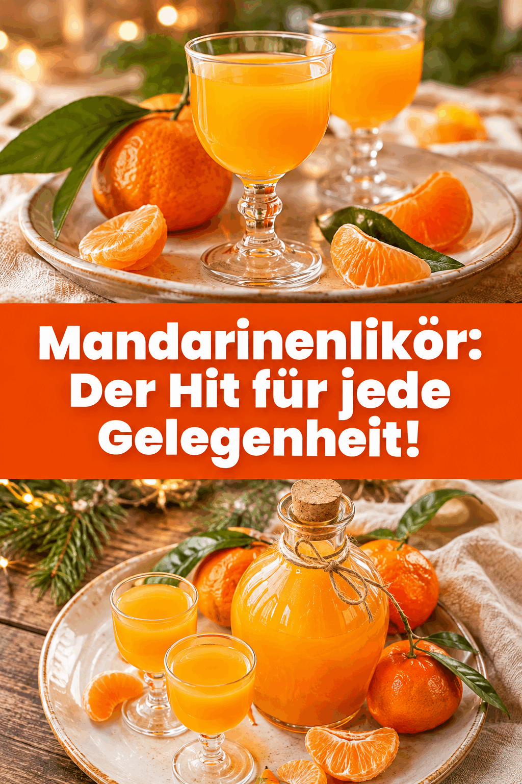 Mandarinenlikör: Der Hit für jede Gelegenheit!