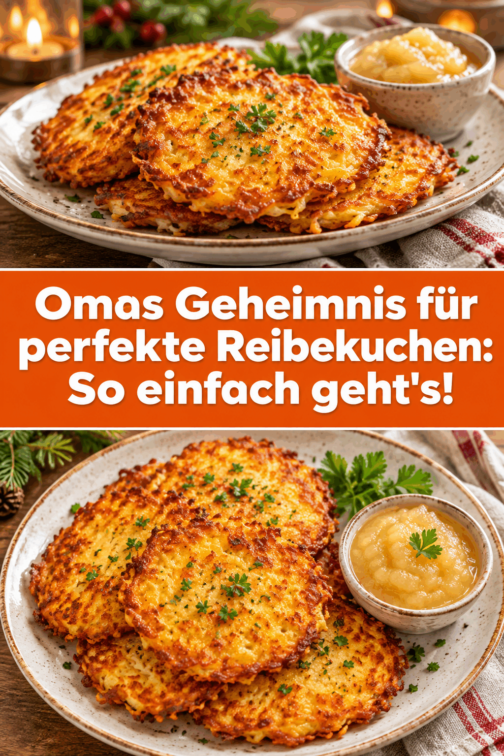 Omas Geheimnis für perfekte Reibekuchen: So einfach geht's!