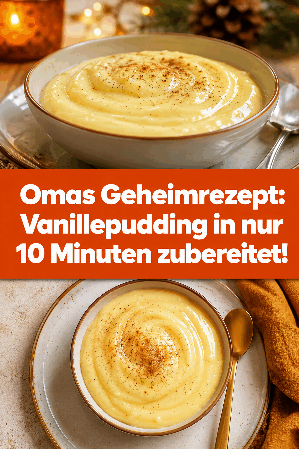 Omas Geheimrezept: Vanillepudding in nur 10 Minuten zubereitet!