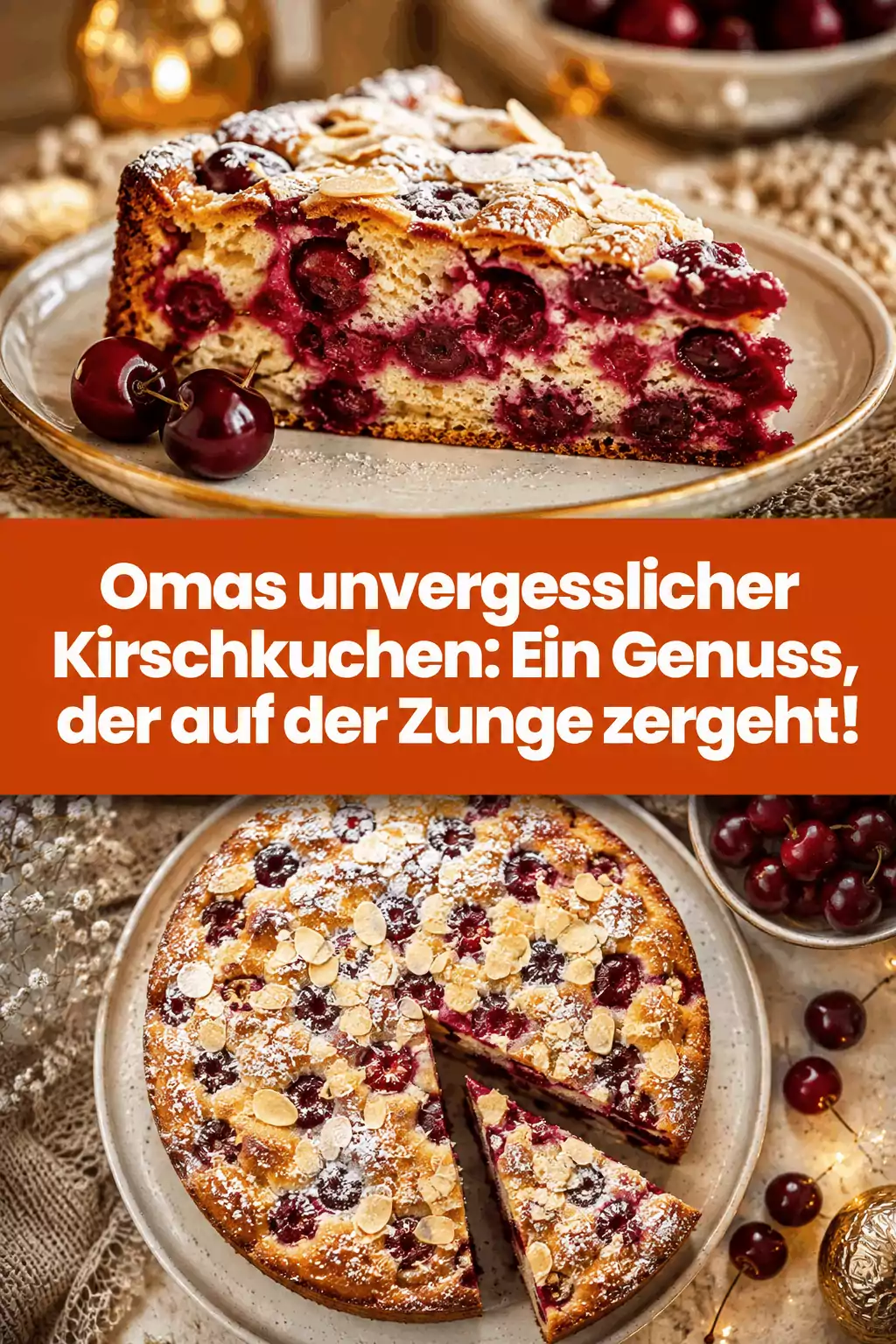Omas unvergesslicher Kirschkuchen: Ein Genuss, der auf der Zunge zergeht!