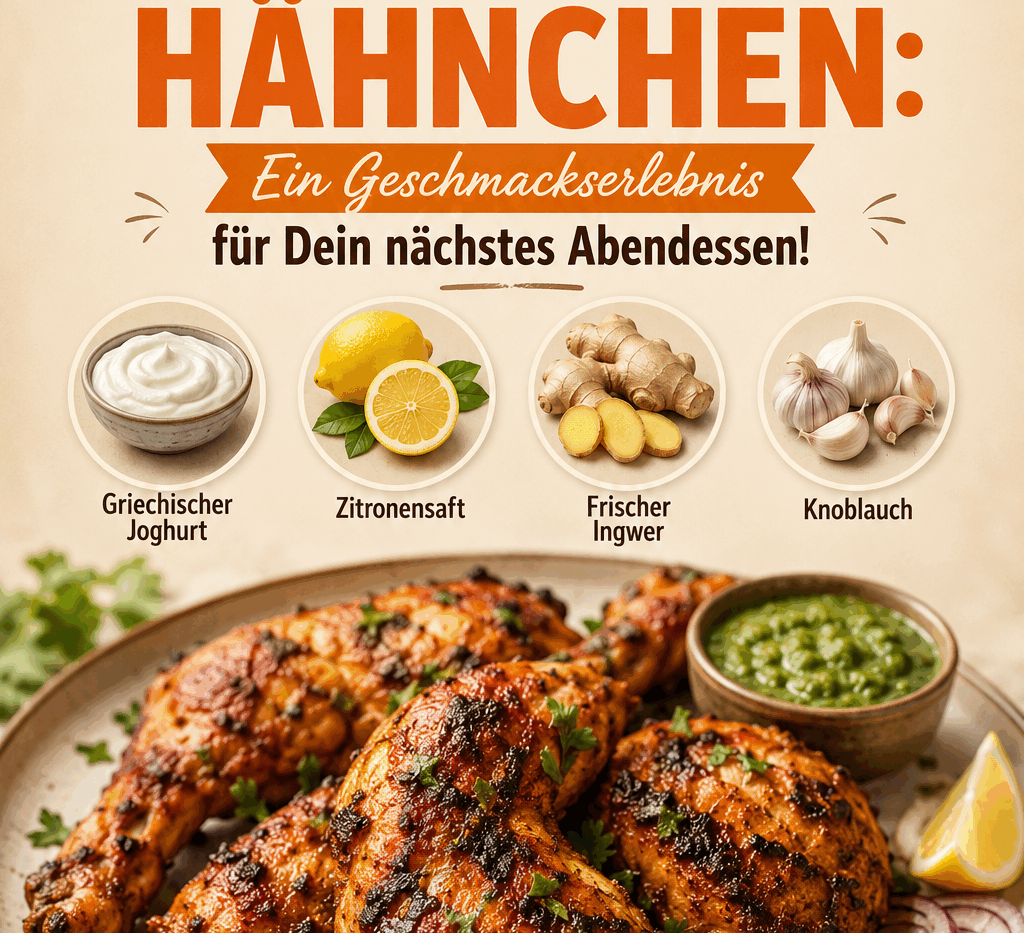 Perfekt Gebratenes Tandoori-Hähnchen: Ein Geschmackserlebnis für Dein nächstes Abendessen!