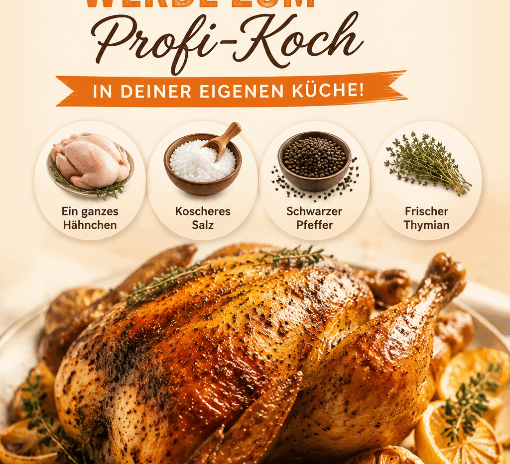 Perfektioniere das Brathähnchen: Werde zum Profi-Koch in deiner eigenen Küche!