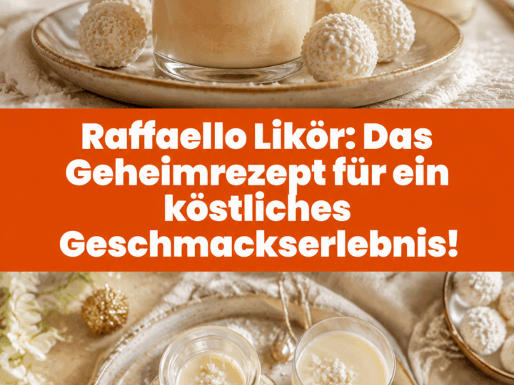 Raffaello Likör: Das Geheimrezept für ein köstliches Geschmackserlebnis!