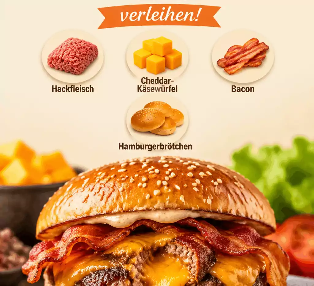 Saftige gefüllte Bacon-Cheeseburger, die deinem Grill neue Dimensionen verleihen!