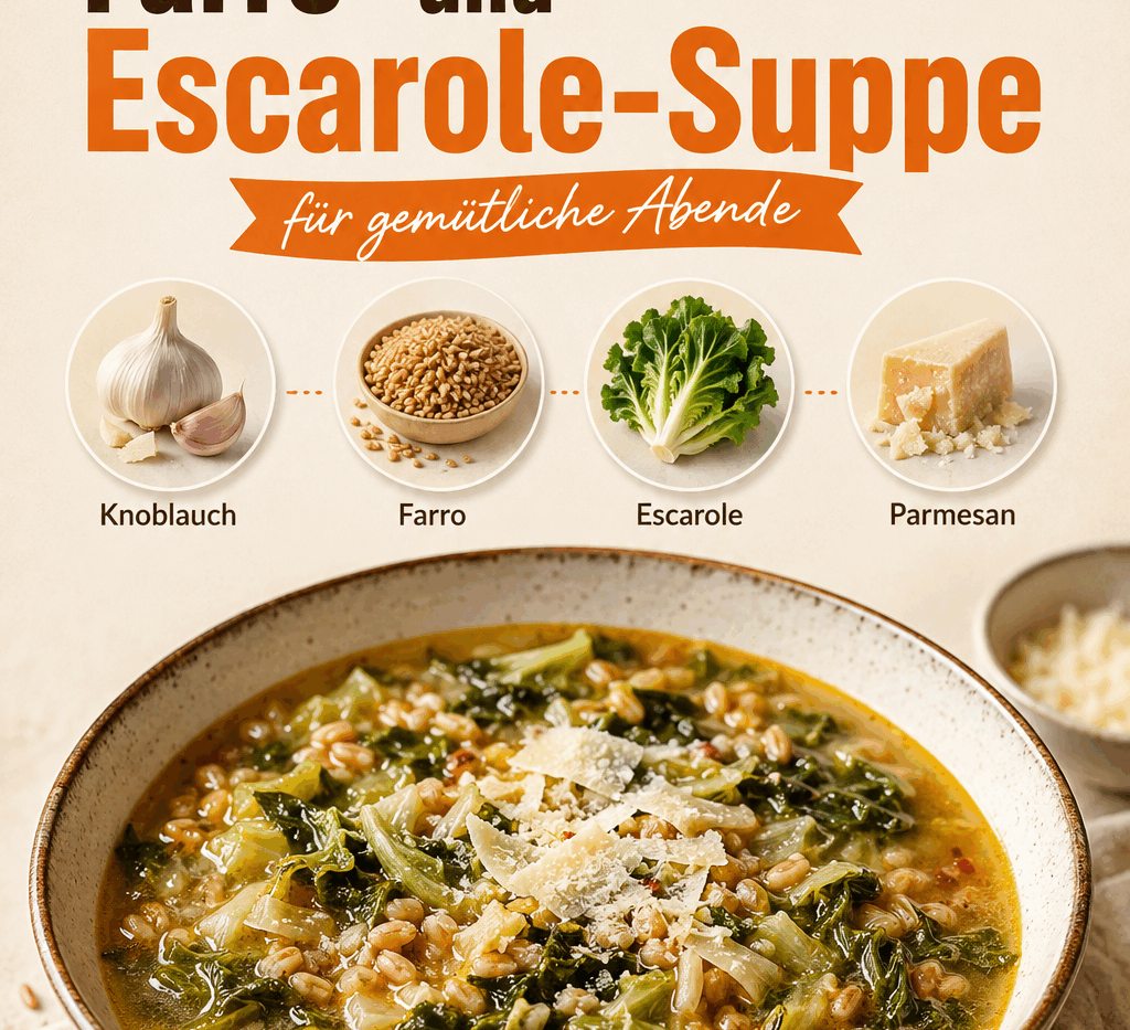 Unwiderstehliche Farro- und Escarole-Suppe für gemütliche Abende