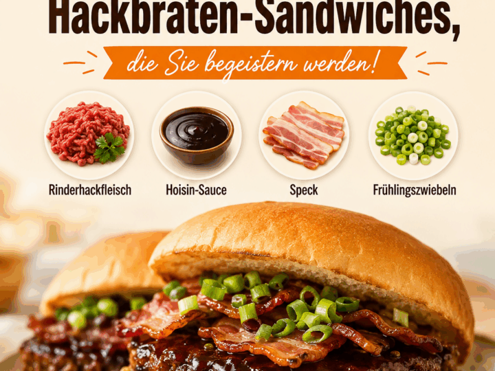 Unwiderstehliche Hoisin-Glasur Hackbraten-Sandwiches, die Sie begeistern werden!