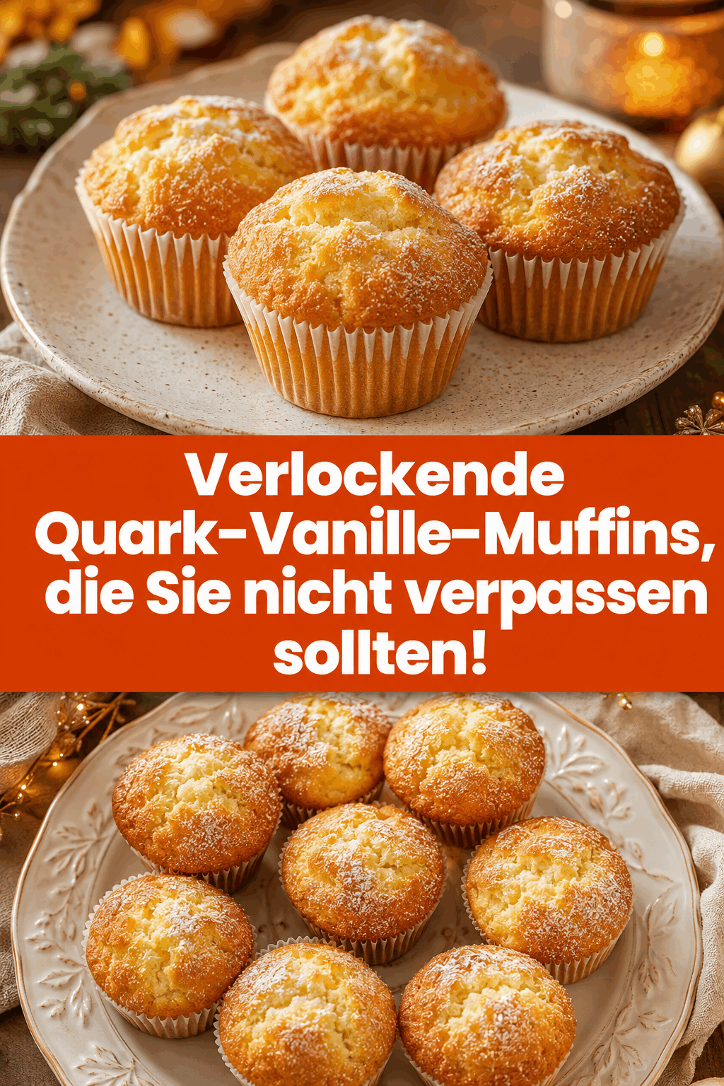Verlockende Quark-Vanille-Muffins, die Sie nicht verpassen sollten!