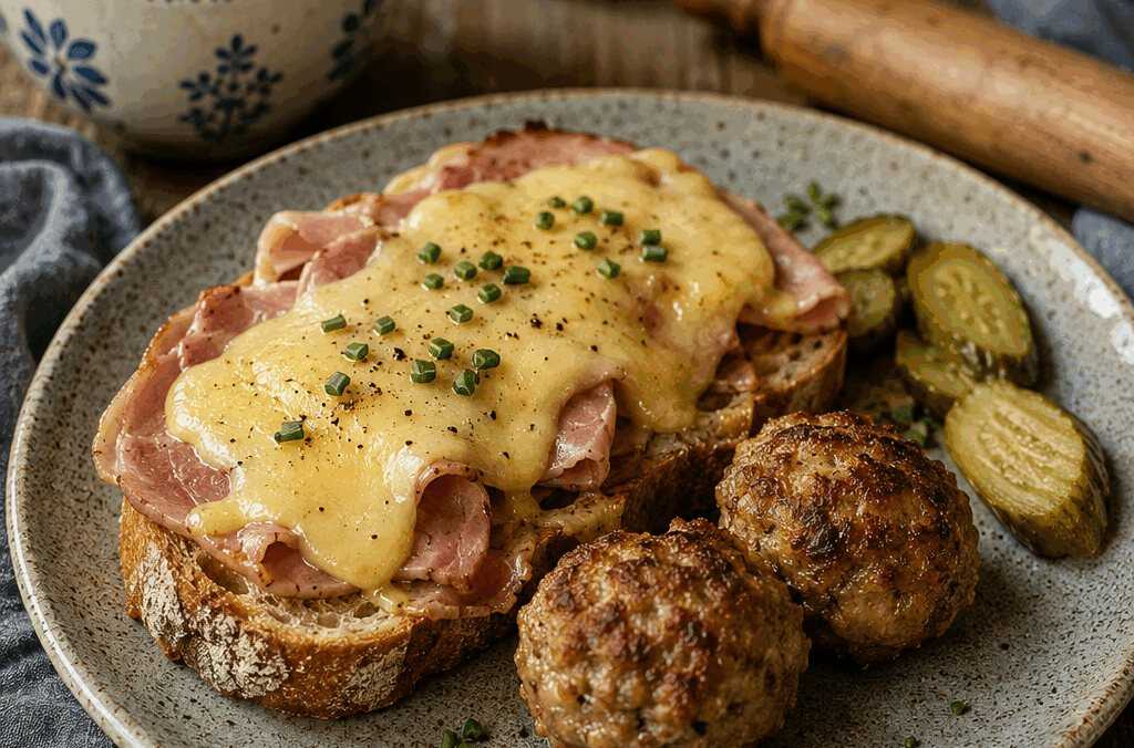Abendbrot-Platte warm gemacht im Airfryer