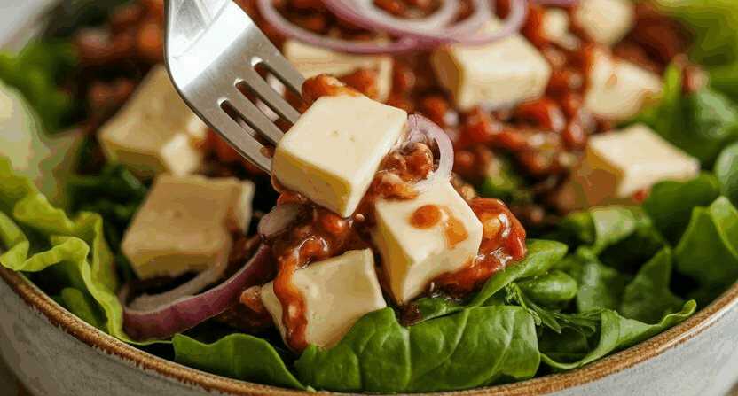 Allgäuer Käsesalat mit Zwiebeln