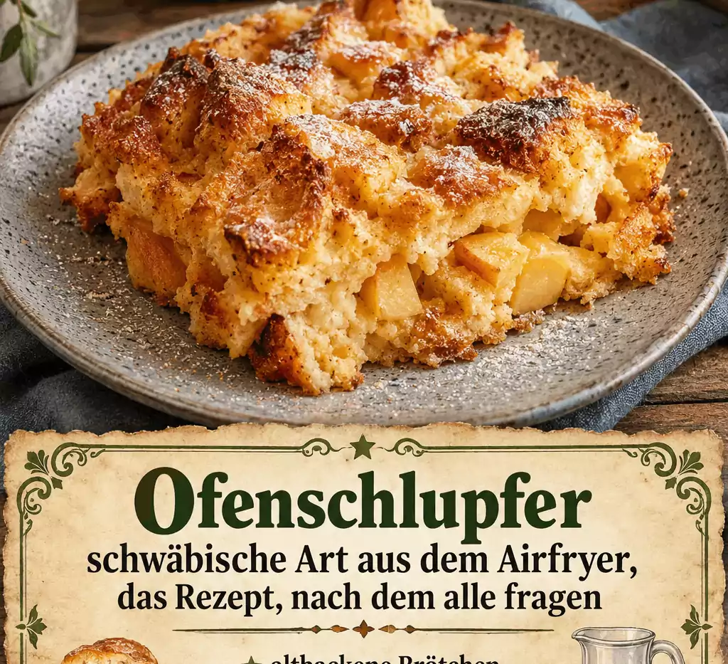 Ofenschlupfer schwäbische Art aus dem Airfryer, das Rezept, nach dem alle fragen