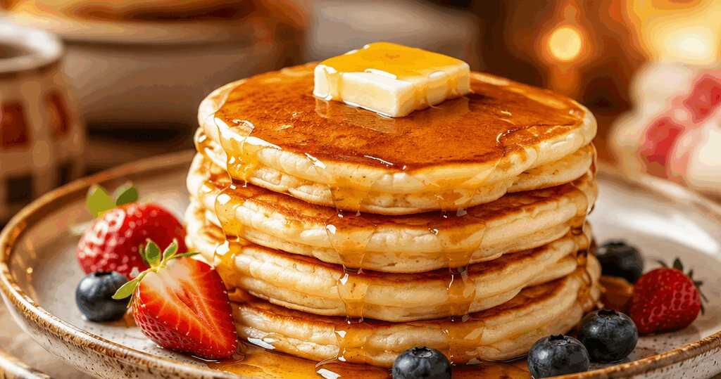 Amerikanische Pfannkuchen, die garantiert gelingen – Entdecke das einfache Rezept! – so sieht es fertig aus