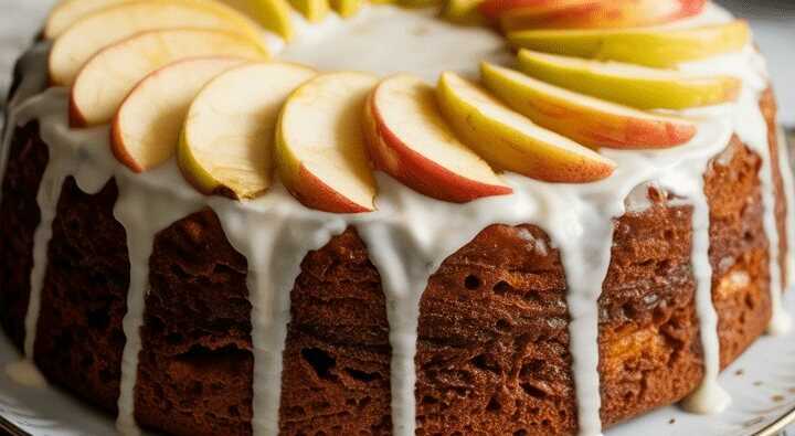 Apfel Mascarpone Torte mit 500 g Magerquark in 20 Minuten gebacken!