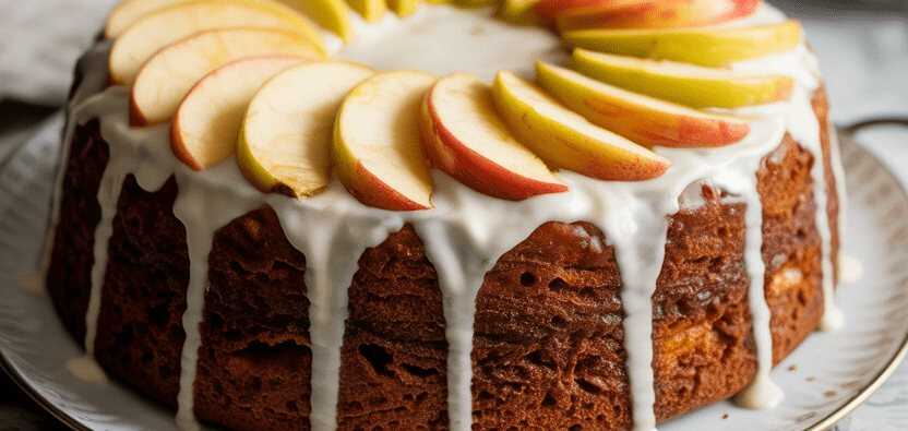 Apfel Mascarpone Torte mit 500 g Magerquark in 20 Minuten gebacken!