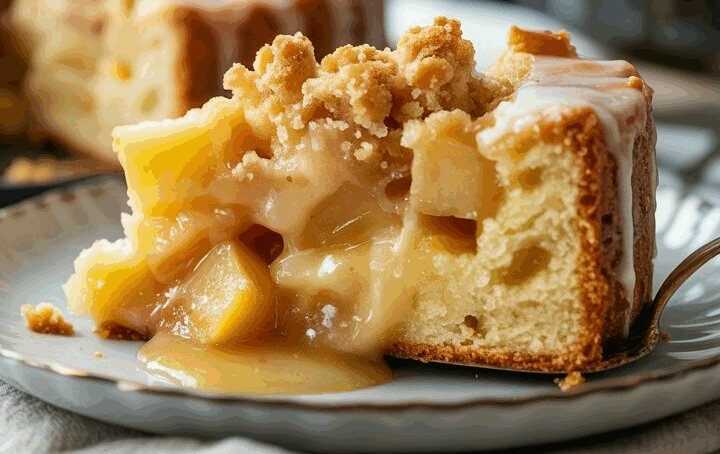 Apfel Mürbeteigkuchen der beste Kuchen ever in 10 Minuten