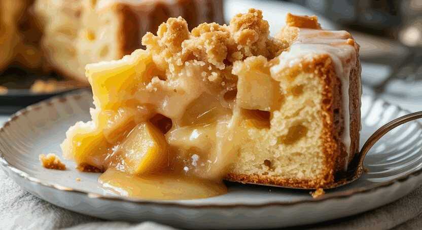 Apfel Mürbeteigkuchen der beste Kuchen ever in 10 Minuten