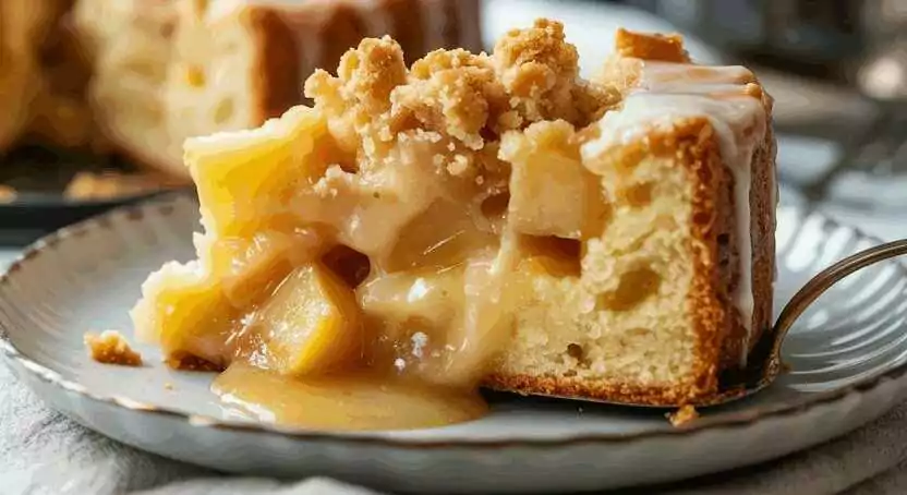 Apfel Mürbeteigkuchen der beste Kuchen ever in 10 Minuten