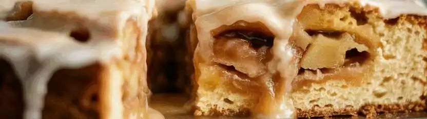 Apfel Spekulatius Kuchen vom Blech ganz ohne Backen!