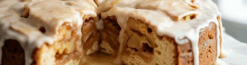 Apfel Spekulatius Kuchen vom Blech ganz ohne Backen! – so sieht es fertig aus