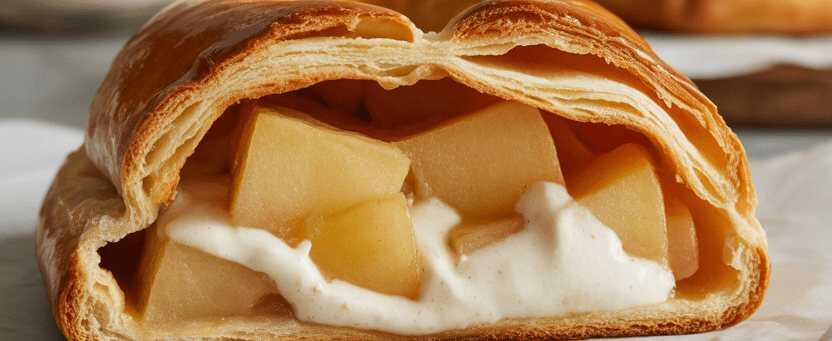 Apfel Taschen mit 150g Quark, kann nie genug davon bekommen! – so sieht es fertig aus