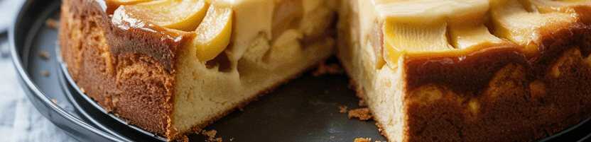 Apfelkuchen mit Vanillepudding der jeden verrückt macht – so sieht es fertig aus