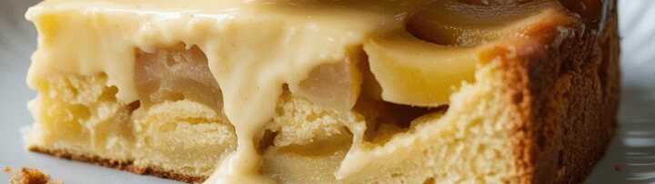Apfelkuchen mit Vanillepudding der jeden verrückt macht