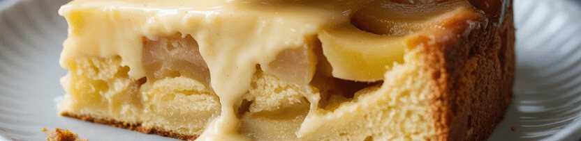 Apfelkuchen mit Vanillepudding der jeden verrückt macht