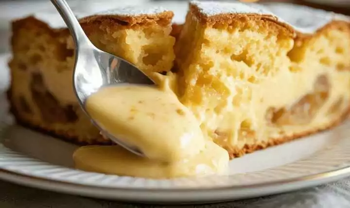 Apfelkuchen mit Vanillepudding, Sie brauchen 1 Pck Paradies Creme