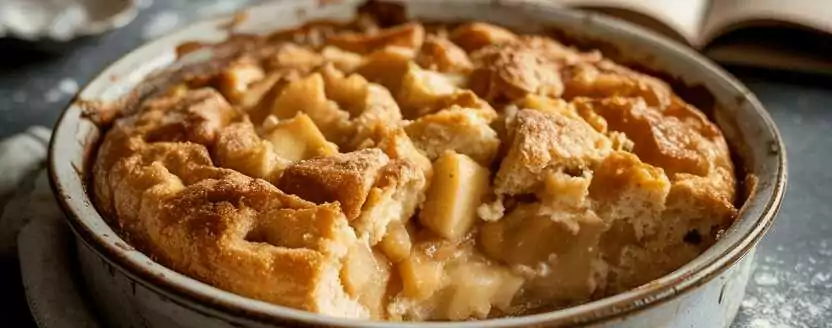 Apfelpudding Schnitten die ich bereites 3x in diese Woche gemacht habe – so sieht es fertig aus