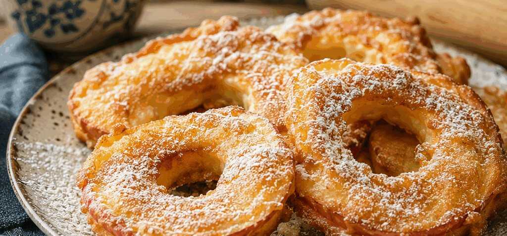 Apfelringe im Teigmantel aus der Heißluftfritteuse, der Geheimtipp für deine Küche