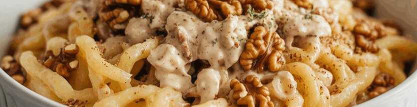 Apfelsalat mit Walnüssen