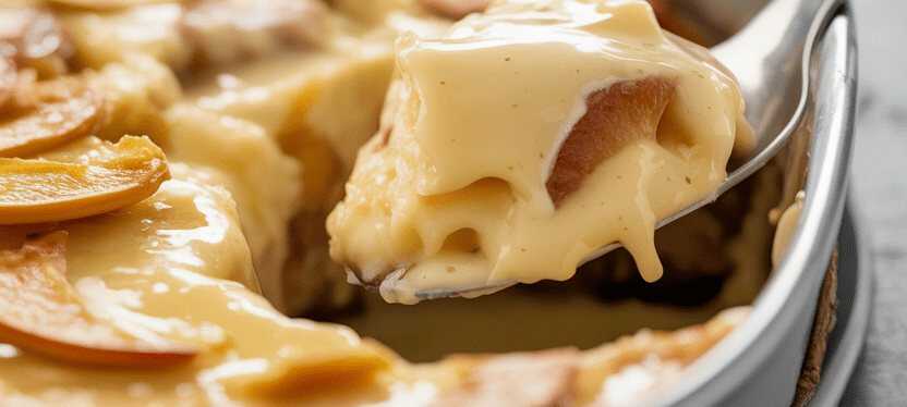 Apfelschnitten mit 2 Packung Vanillepudding die immer gelingen