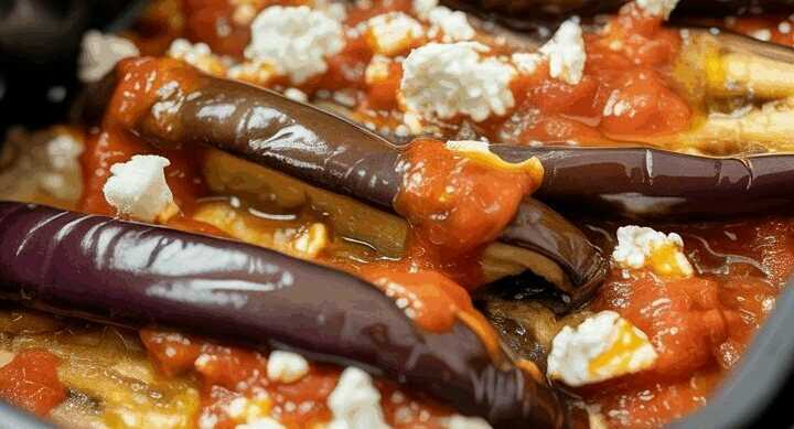 Auberginen-Scheiben mediterran aus dem Airfryer