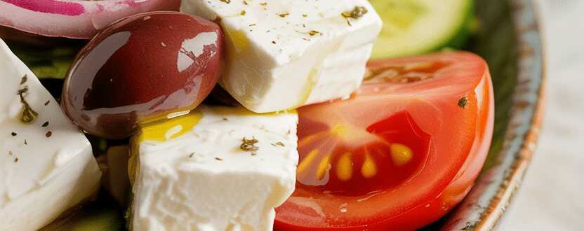 Authentischer griechischer Bauernsalat (Horiatiki)