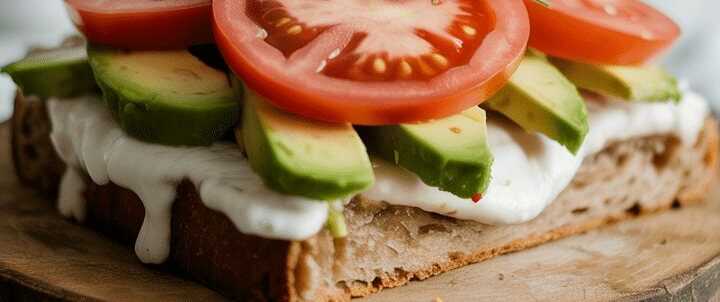 Avocadobrot mit Tomaten sie brauchen 8 Scheiben Kornbrot