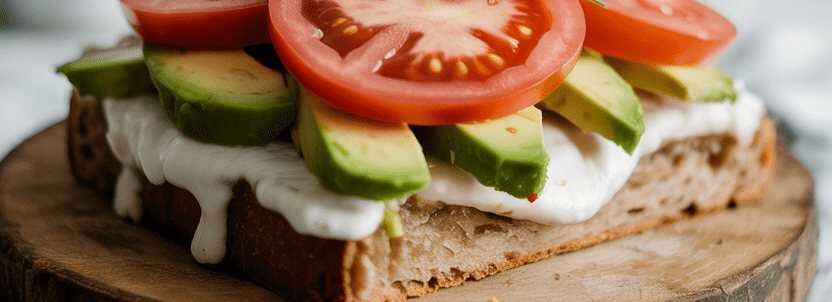 Avocadobrot mit Tomaten sie brauchen 8 Scheiben Kornbrot