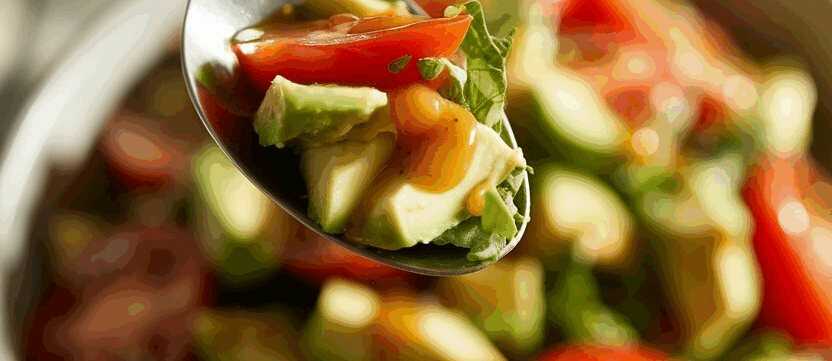 Avocadosalat mit Tomaten
