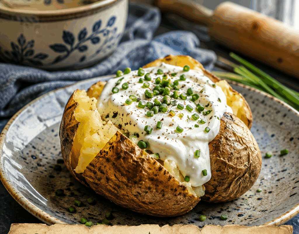 Backkartoffeln mit Sour Cream