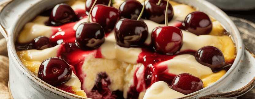 Bailey’s Creme mit Mascarpone & 2 Gläser Sauerkirschen – so sieht es fertig aus