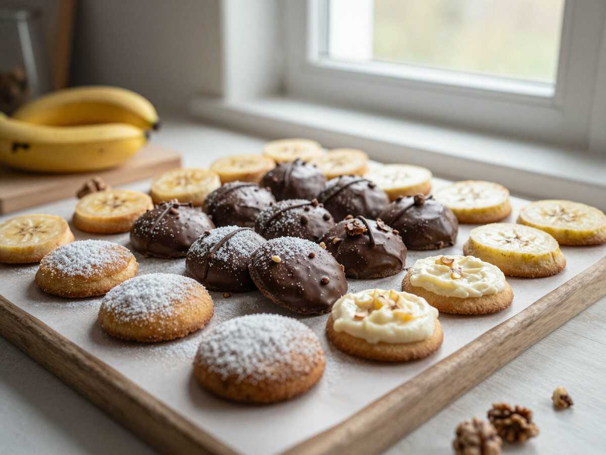 Bananen-Ameisenhaufen: Blitzschnelles Dessert ohne Backen! – während der Zubereitung