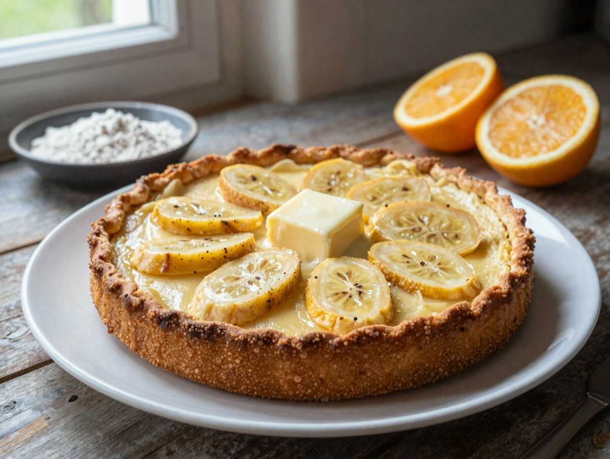 Bananen-Zitronen-Torte: Das ultimative Rezept für erfrischenden Genuss! – während der Zubereitung