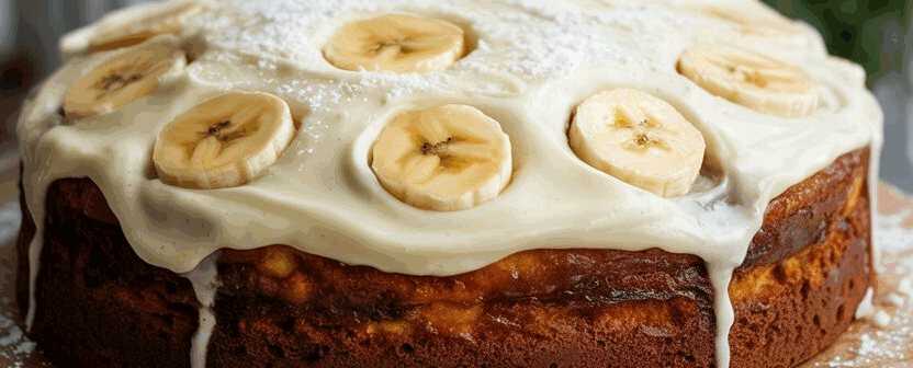 Bananenkuchen mit 1 Packung Pudding
