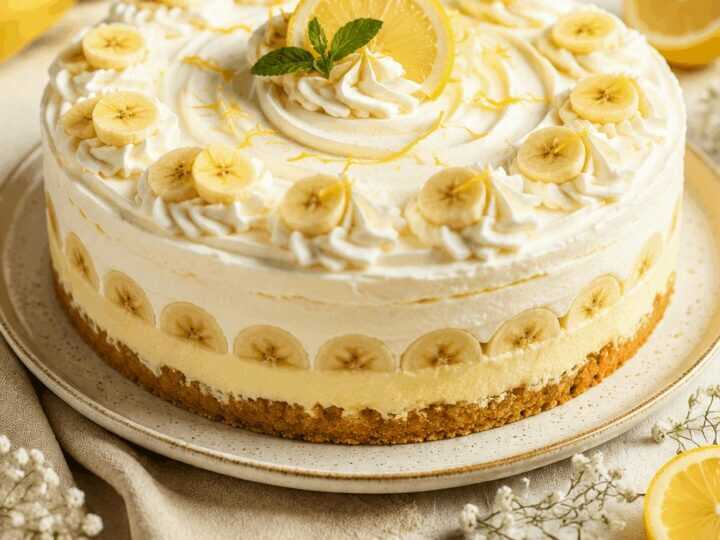 Bananen-Zitronen-Torte: Das ultimative Rezept für erfrischenden Genuss!