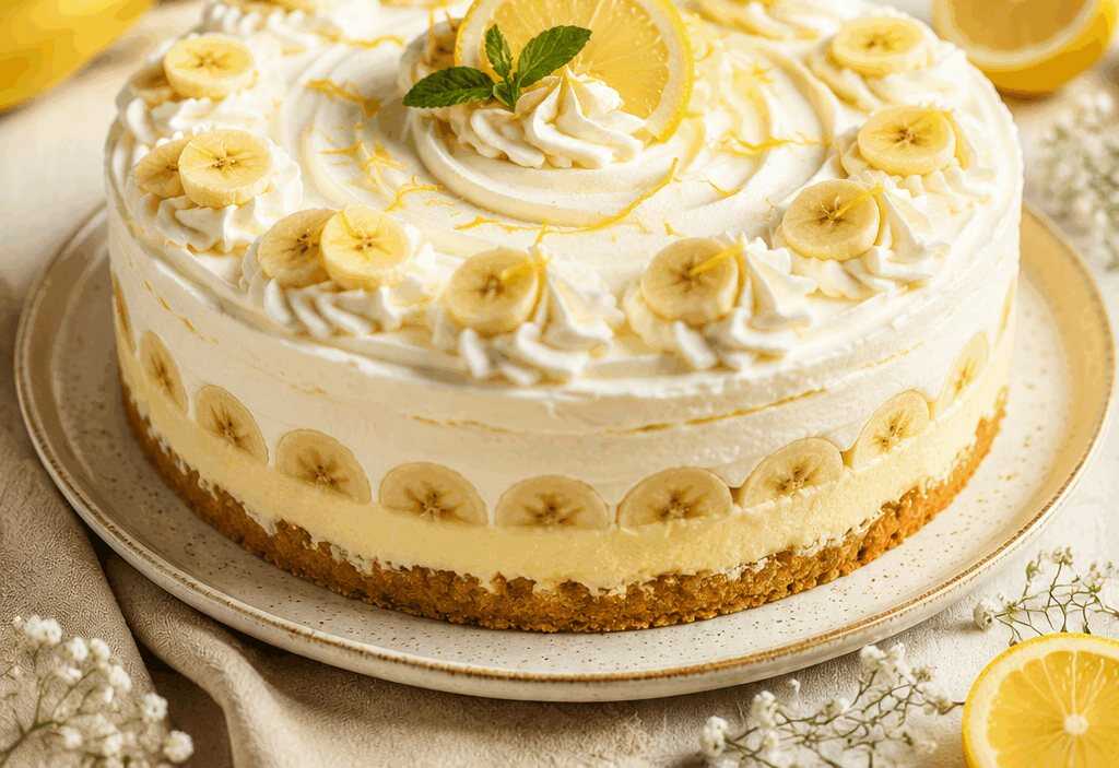 Bananen-Zitronen-Torte