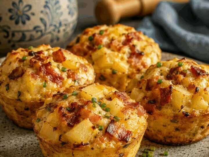 Bauernfrühstück-Muffins aus dem Airfryer: so einfach war es noch nie
