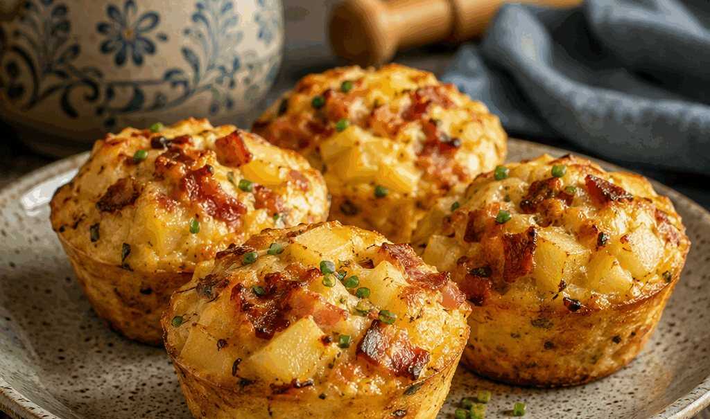 Bauernfrühstück-Muffins aus dem Airfryer: so einfach war es noch nie
