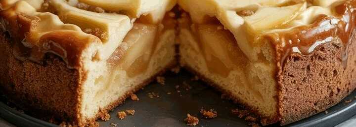 Berliner Apfelkuchen mit Apfelmus in wenigen Minuten