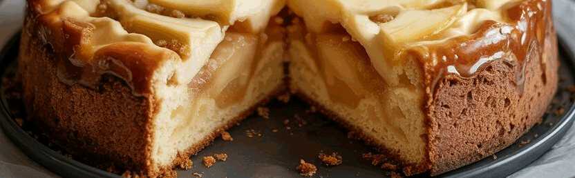 Berliner Apfelkuchen mit Apfelmus in wenigen Minuten
