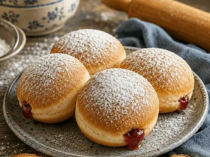 Berliner ohne Frittieren aus dem Airfryer – schnell, einfach, unfassbar gut