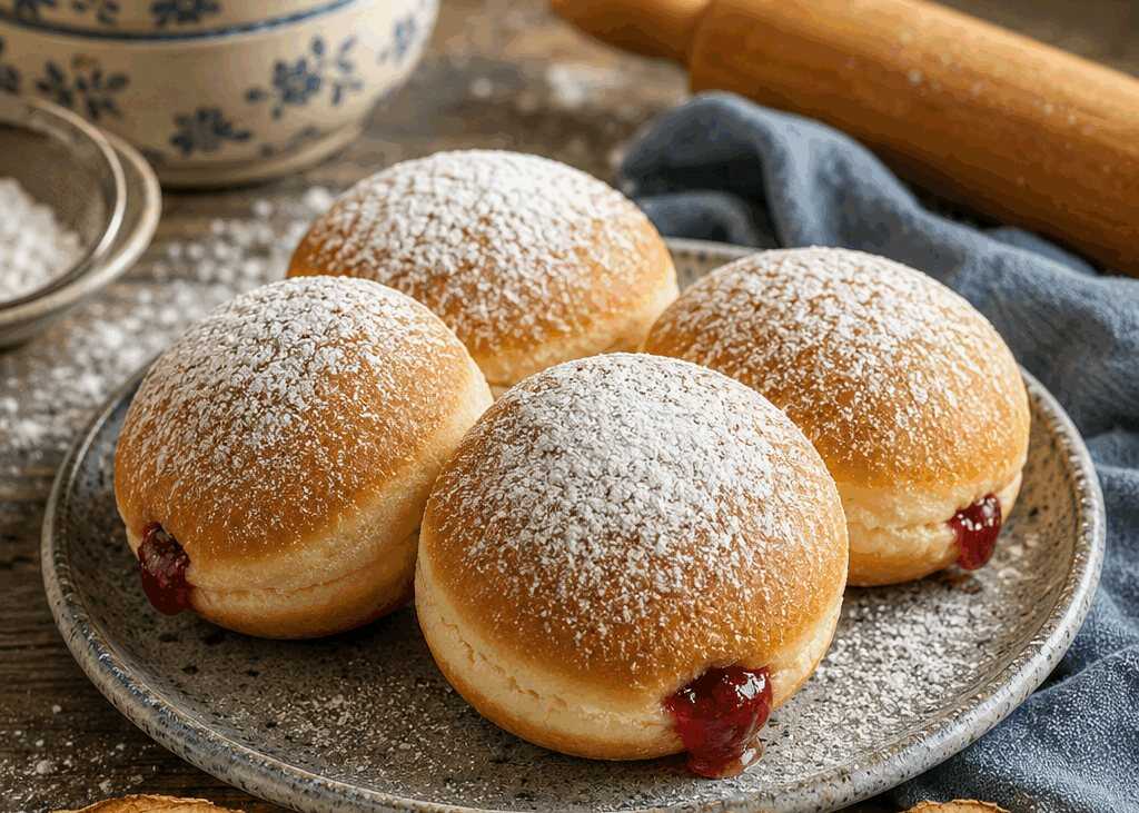 Berliner ohne Frittieren aus dem Airfryer – schnell, einfach, unfassbar gut