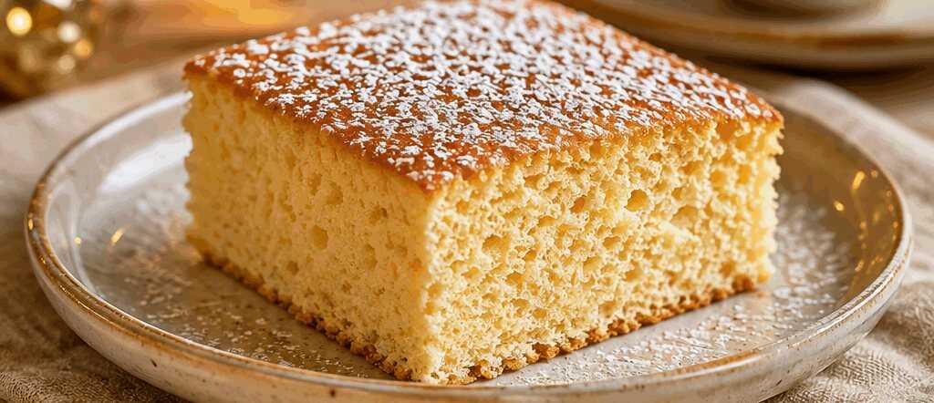 Biskuitkuchen: In nur 3 Minuten zum perfekten Genuss! – so sieht es fertig aus
